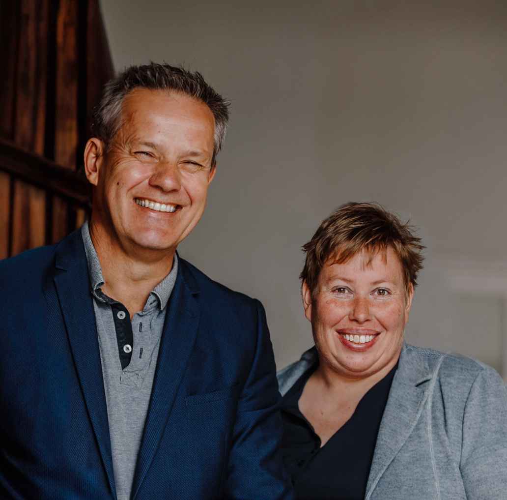 Wim Schuur en Fernande Teernstra, oprichters van ProKompassie